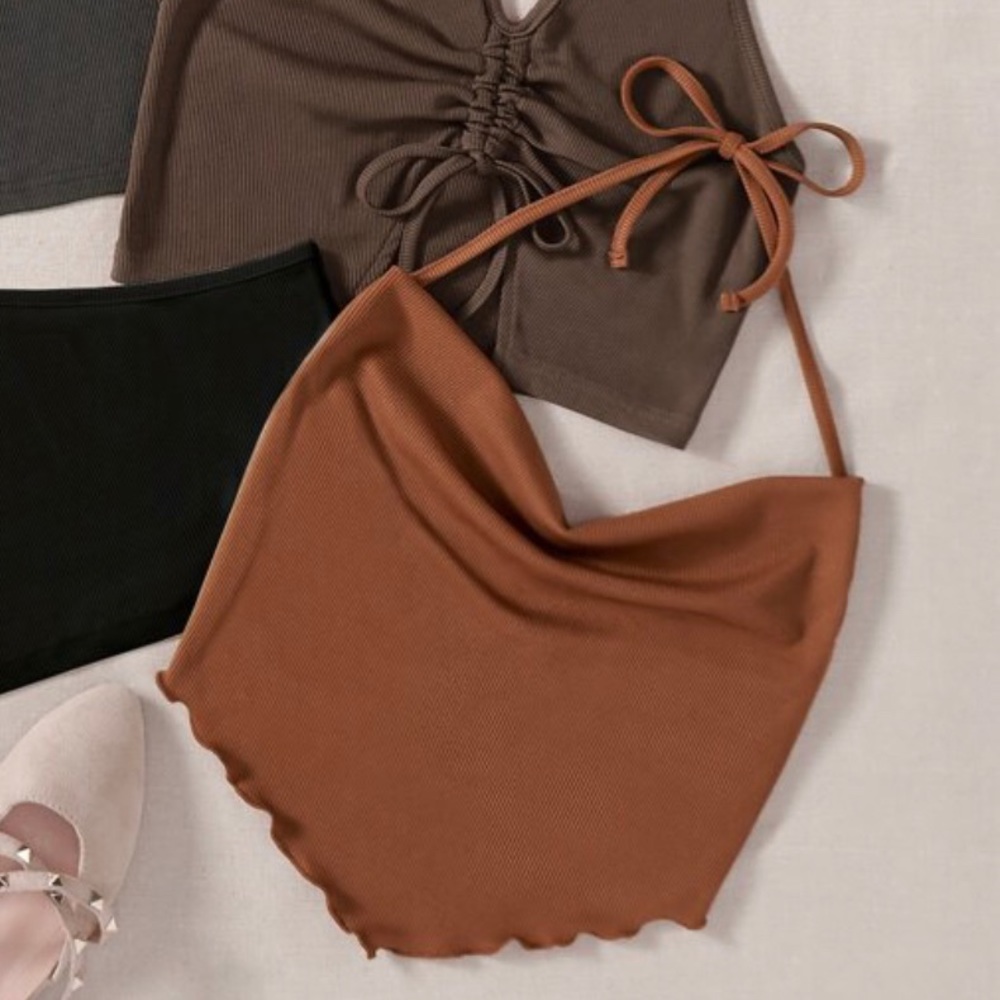 Crop halter top